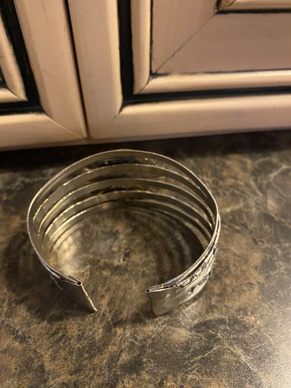 Antique Egyptian Revival Scarab Bracelet - Picture 3 of 3